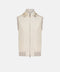 Wool Vest with Cap- White