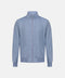 Virgin Wool, Silk & Linen Blouson- Indigo