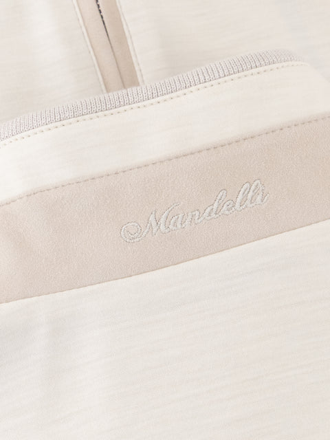 Virgin Wool Blouson- White