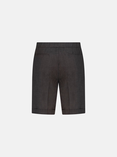 Mélange Tailored Shorts - Taupe