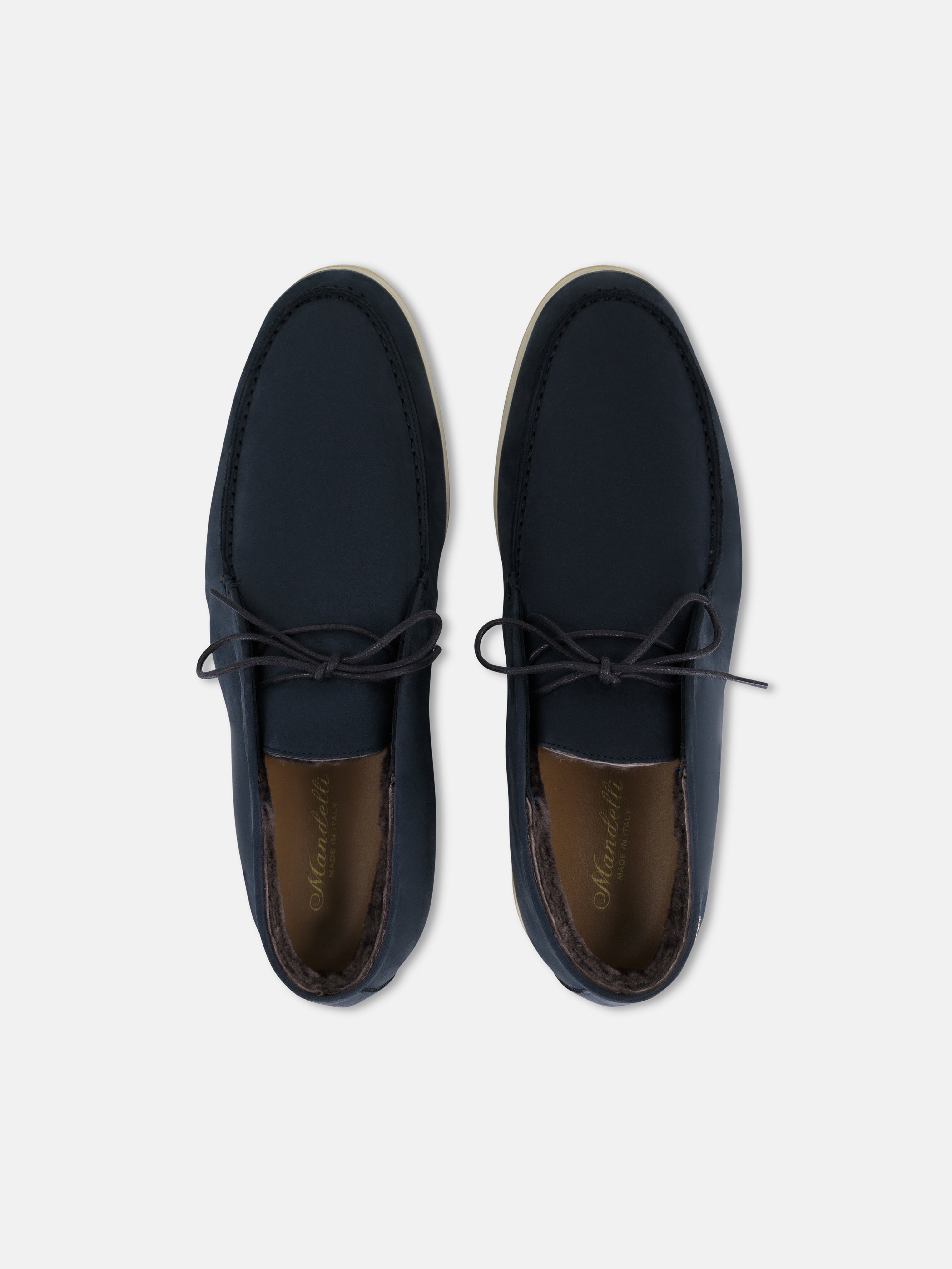 Alta Fur Loafer - Navy