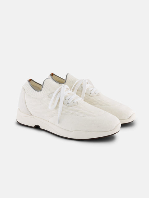 Wool Knit Sneakers- Ivory