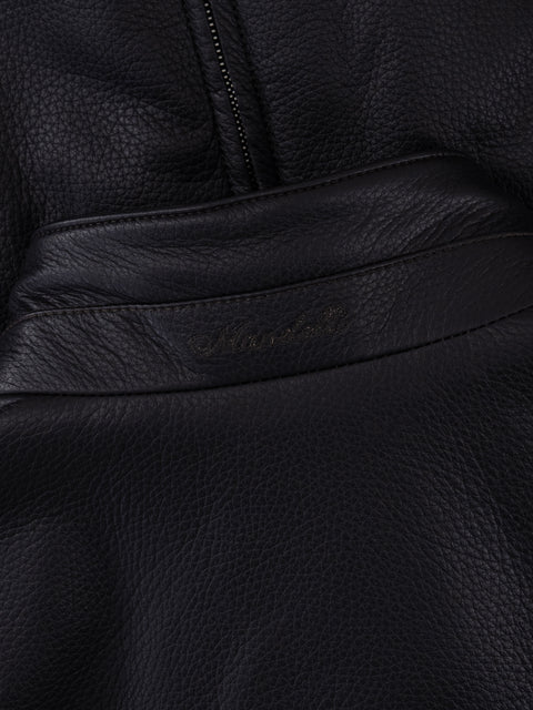 Classic Leather Blouson – Black