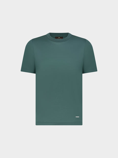 Cotton T-Shirt – Dark Moss Green