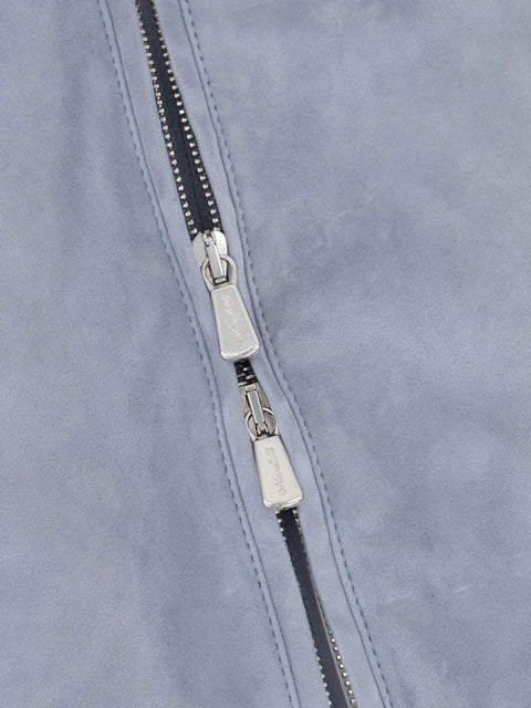 Goat Leather Blouson – Asphalt