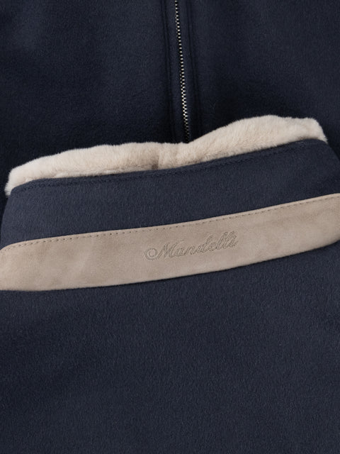 Cashmere Blouson- Night Blue