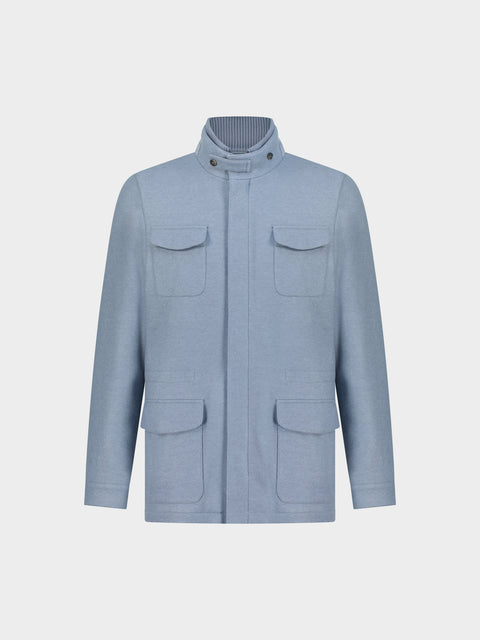 Cashmere Field Jacket – Asphalt