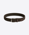 Braided Fabric Belt – Dark Brown