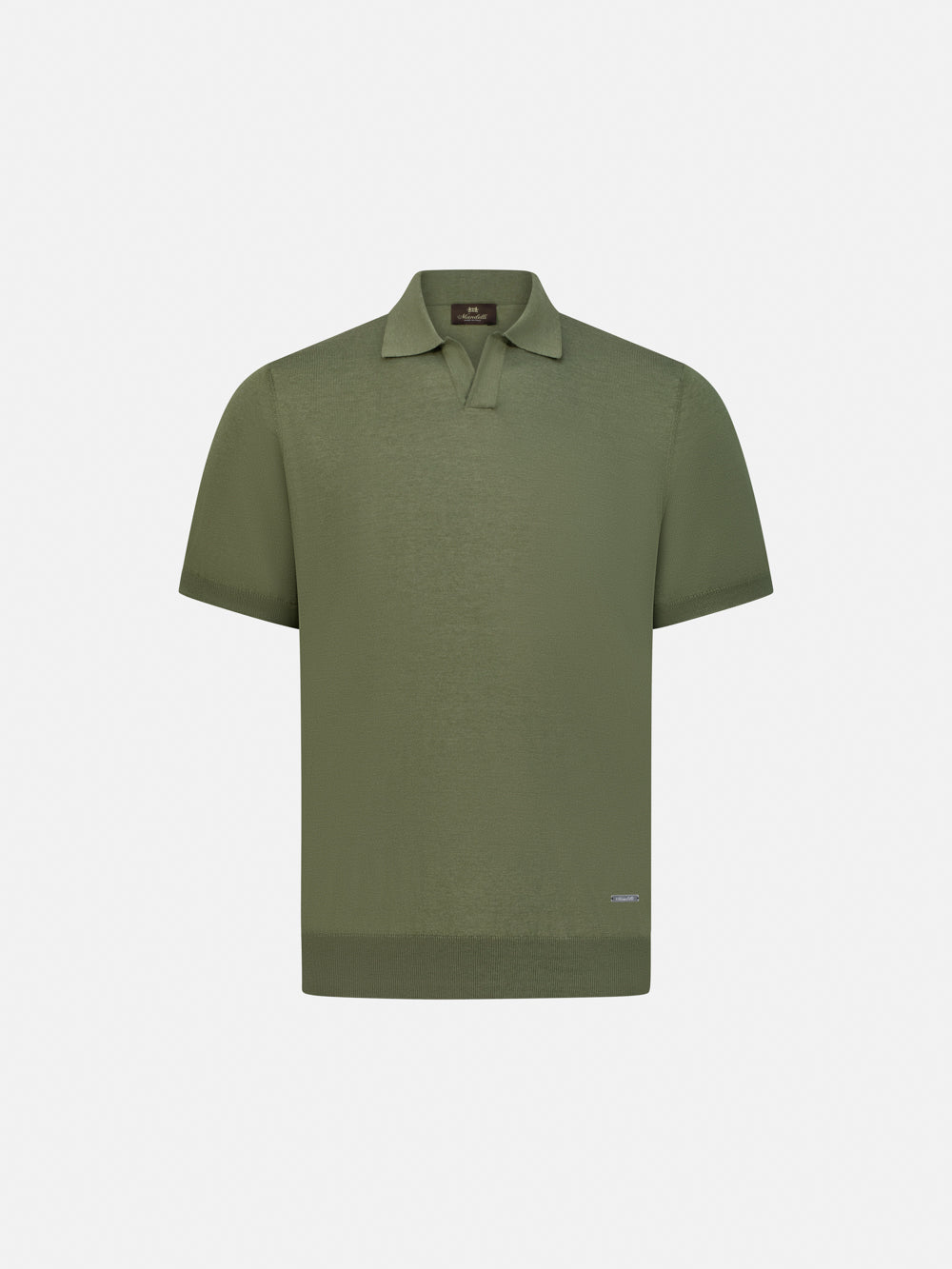V-Neck Polo - Green