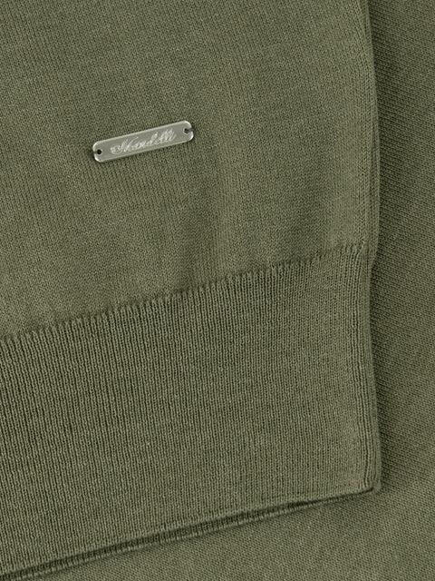 V-Neck Polo - Green