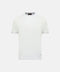 White t-shirt on a light gray background
