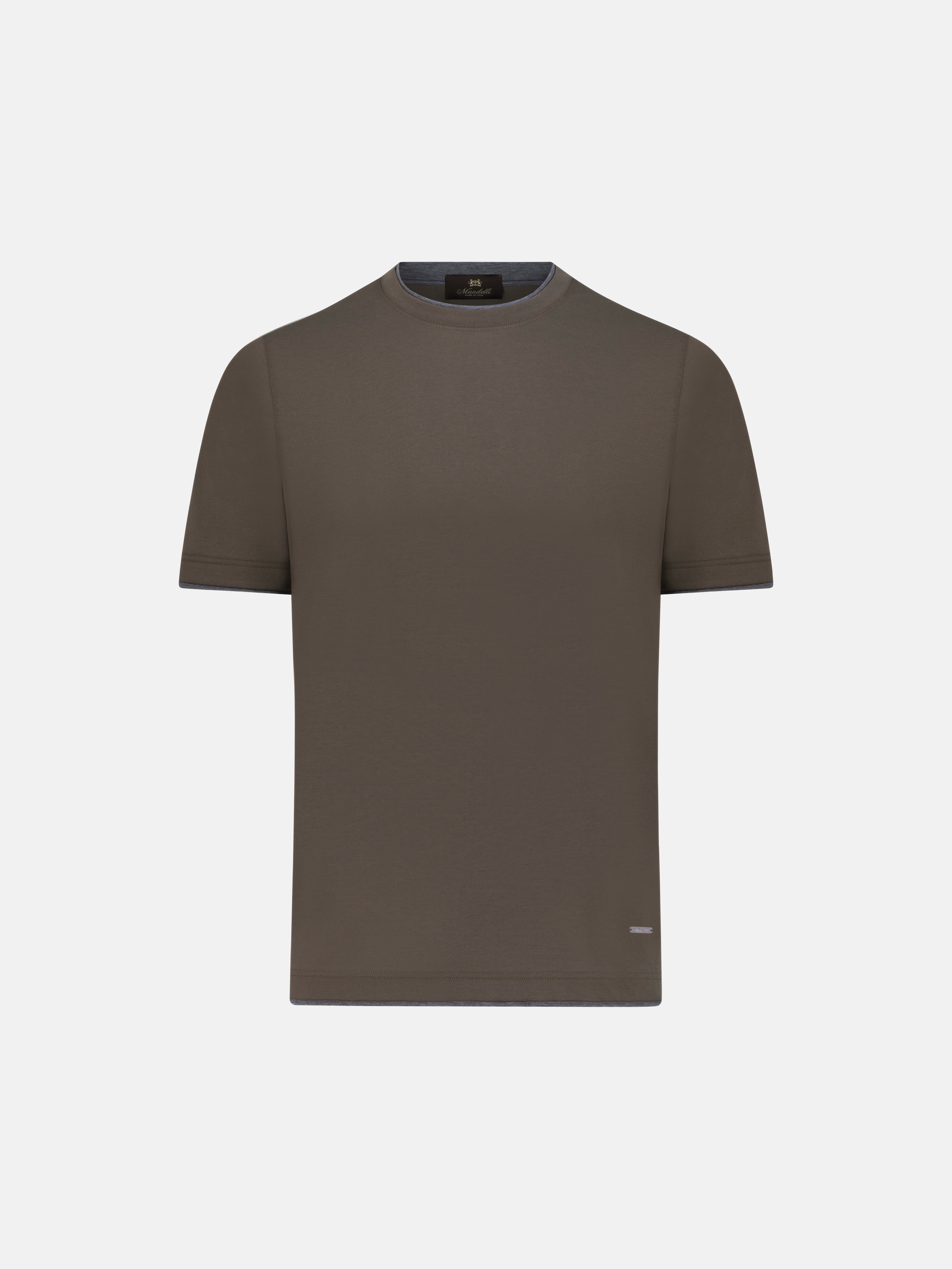 Cotone Lucente T-Shirt - Dark Brown
