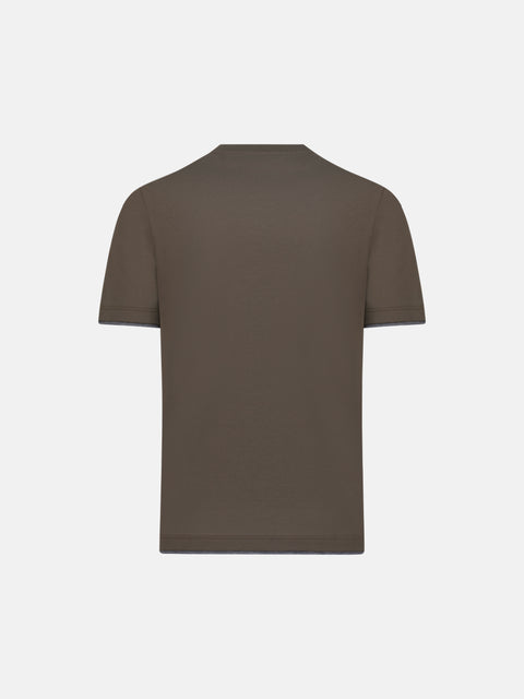 Cotone Lucente T-Shirt - Dark Brown