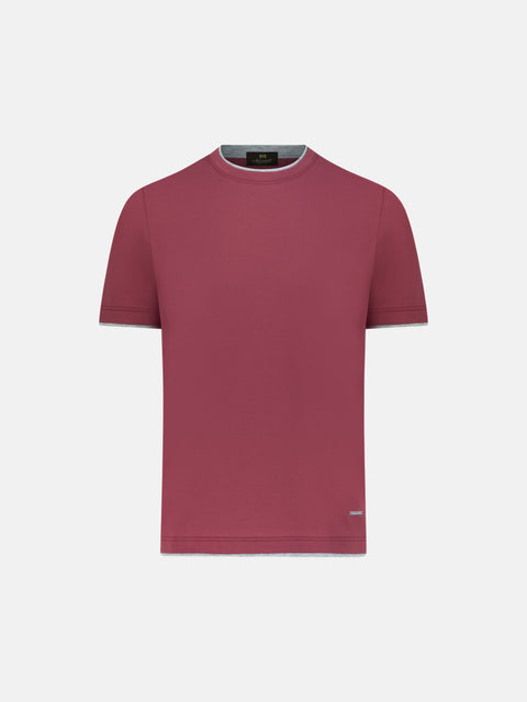 Cotone Lucente T-Shirt - Granato
