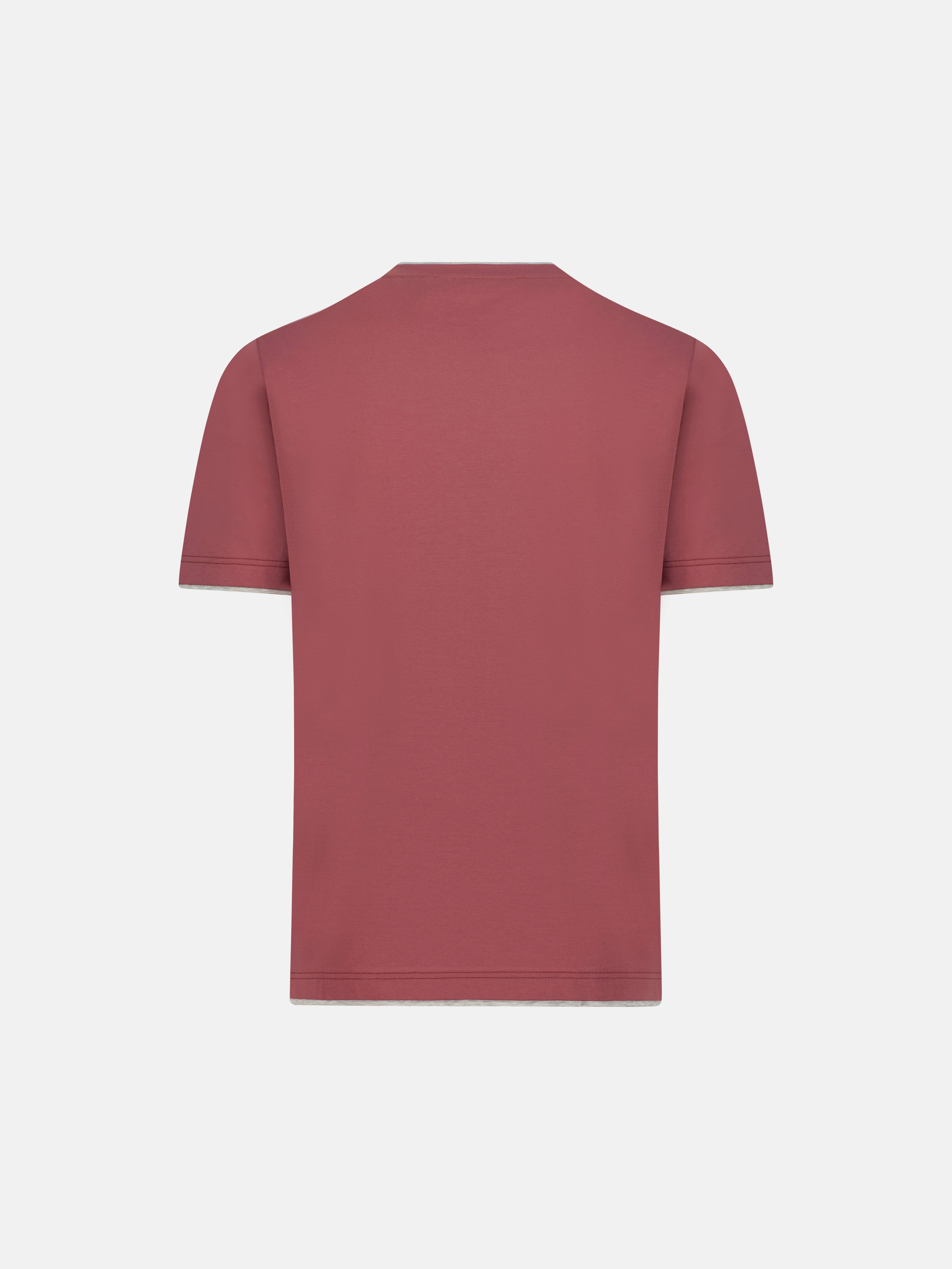 Cotone Lucente T-Shirt - Granato