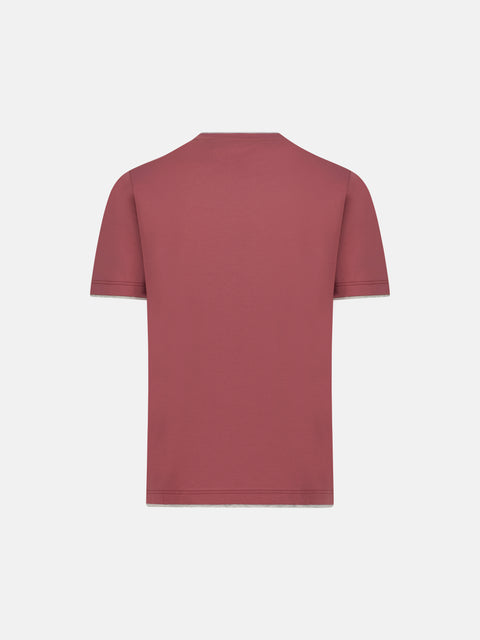 Cotone Lucente T-Shirt - Granato
