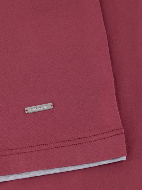 Cotone Lucente T-Shirt - Granato