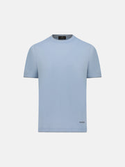 Cotone Lucente T-Shirt - Azzurro Chiaro