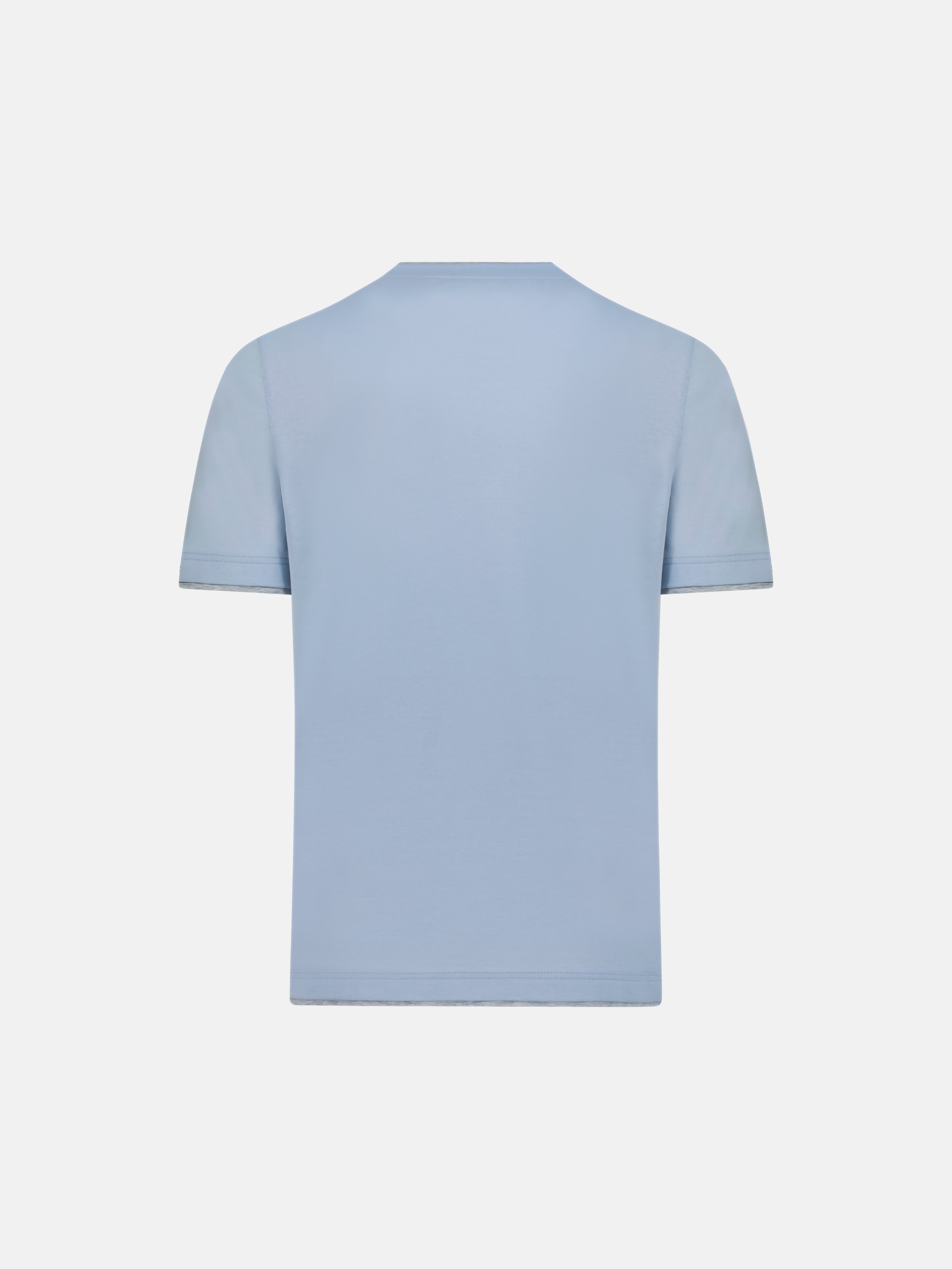 Cotone Lucente T-Shirt - Azzurro Chiaro
