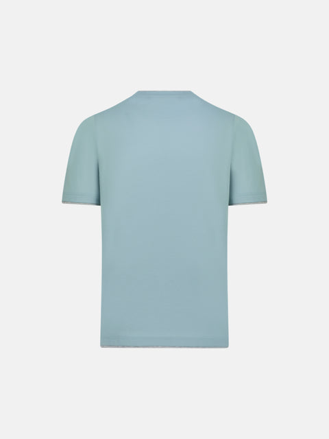 Cotone Lucente T-Shirt - Verde Mare