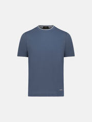 Cotone Lucente T-Shirt - Blue Mare