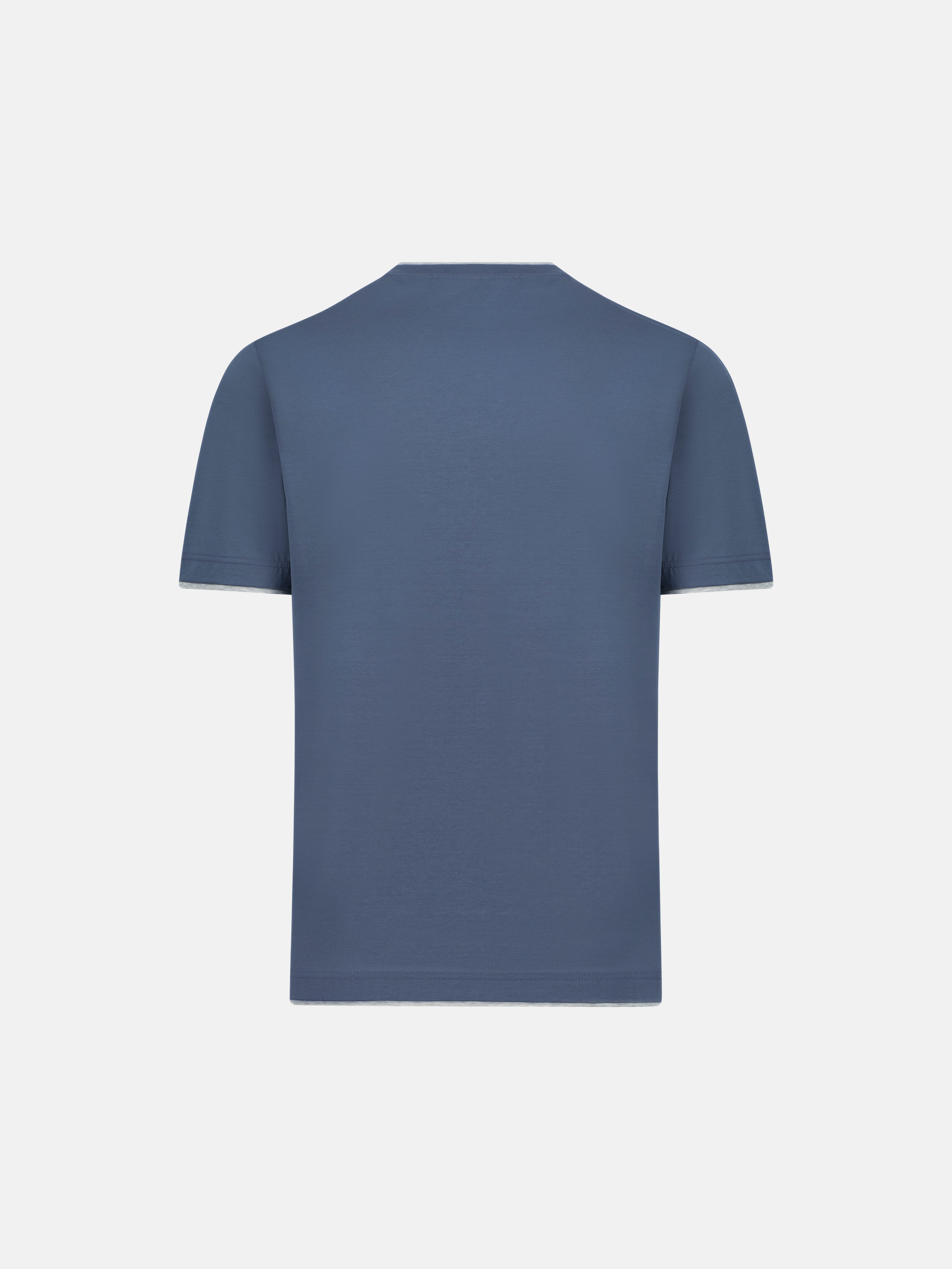 Cotone Lucente T-Shirt - Blue Mare