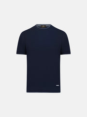 Cotone Lucente T-Shirt - Blue Notte