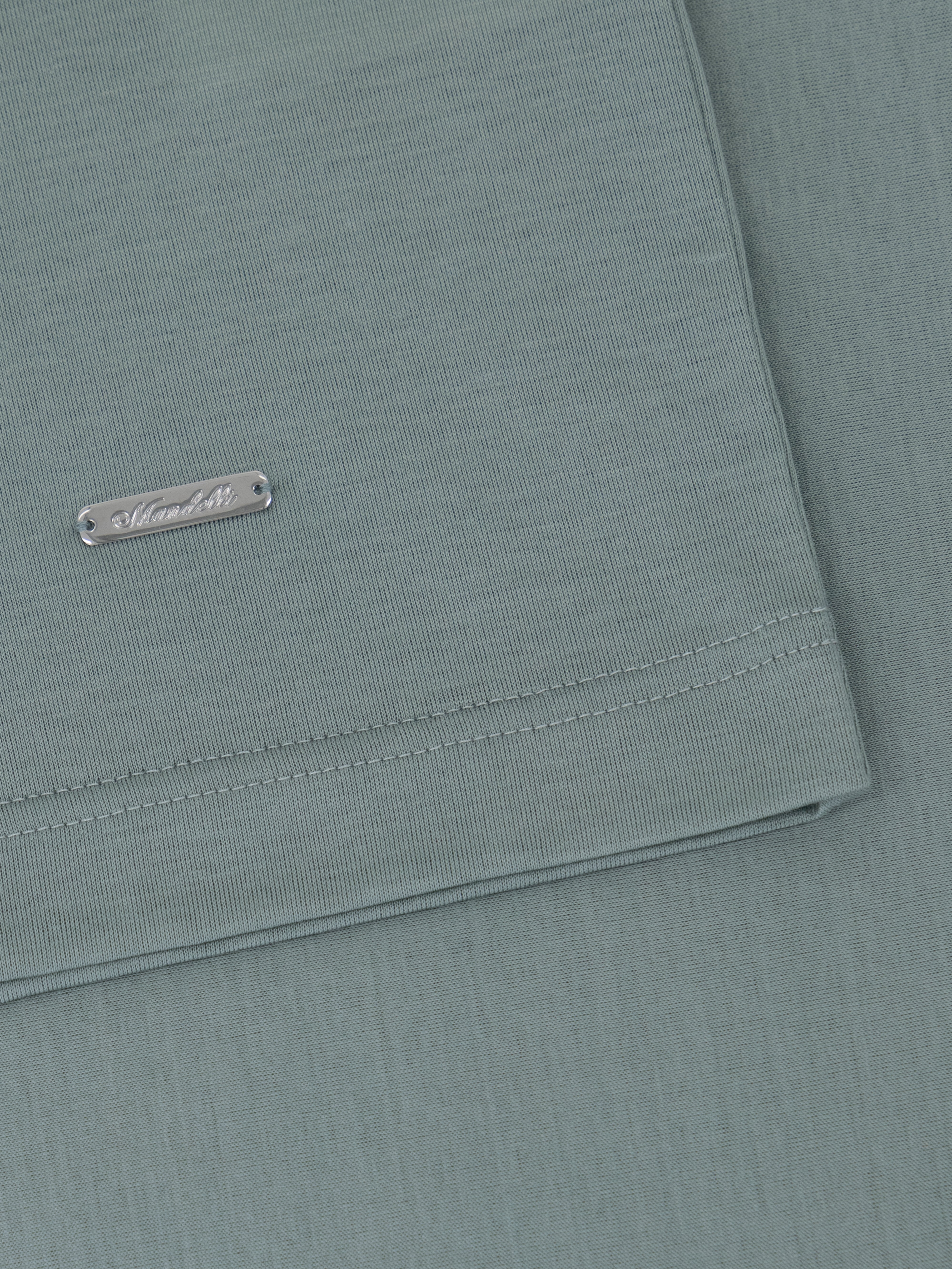 Mandelli Classic Cotton T-Shirt – Verde Lago
