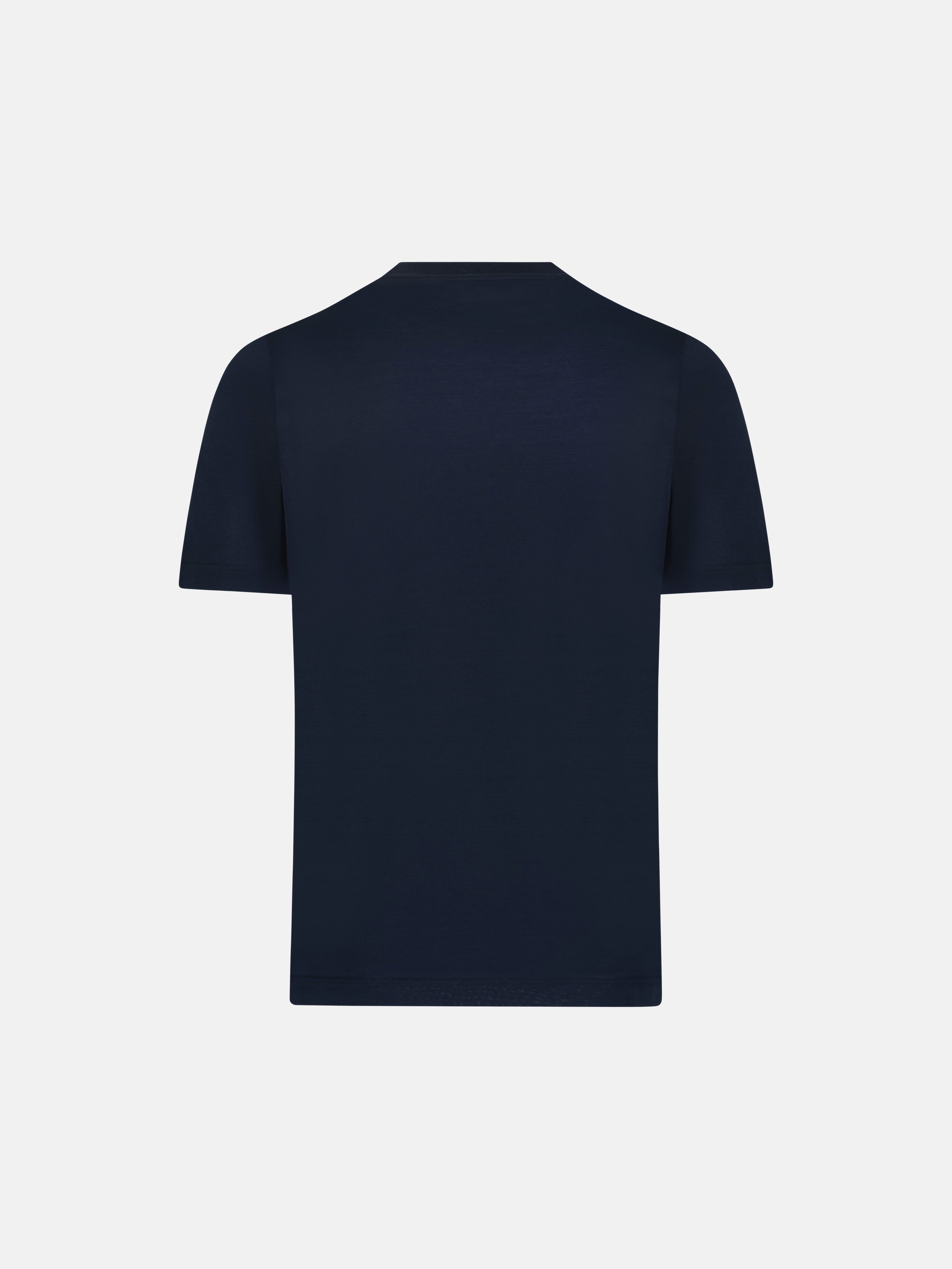 Mandelli Men's Cotton T-Shirt Blu Notte