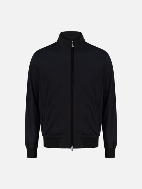 Virgin Wool Blouson — Black