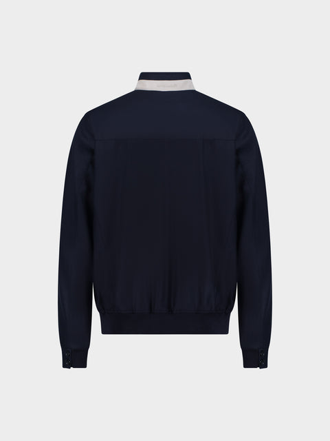 Cashmere Blouson in Blu Notte