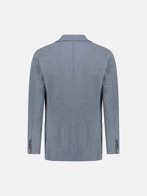 Wool & Cotton Blazer - Asphalt
