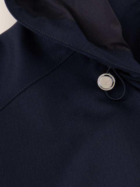 Wool 3/4 Jacket in Blu Navy