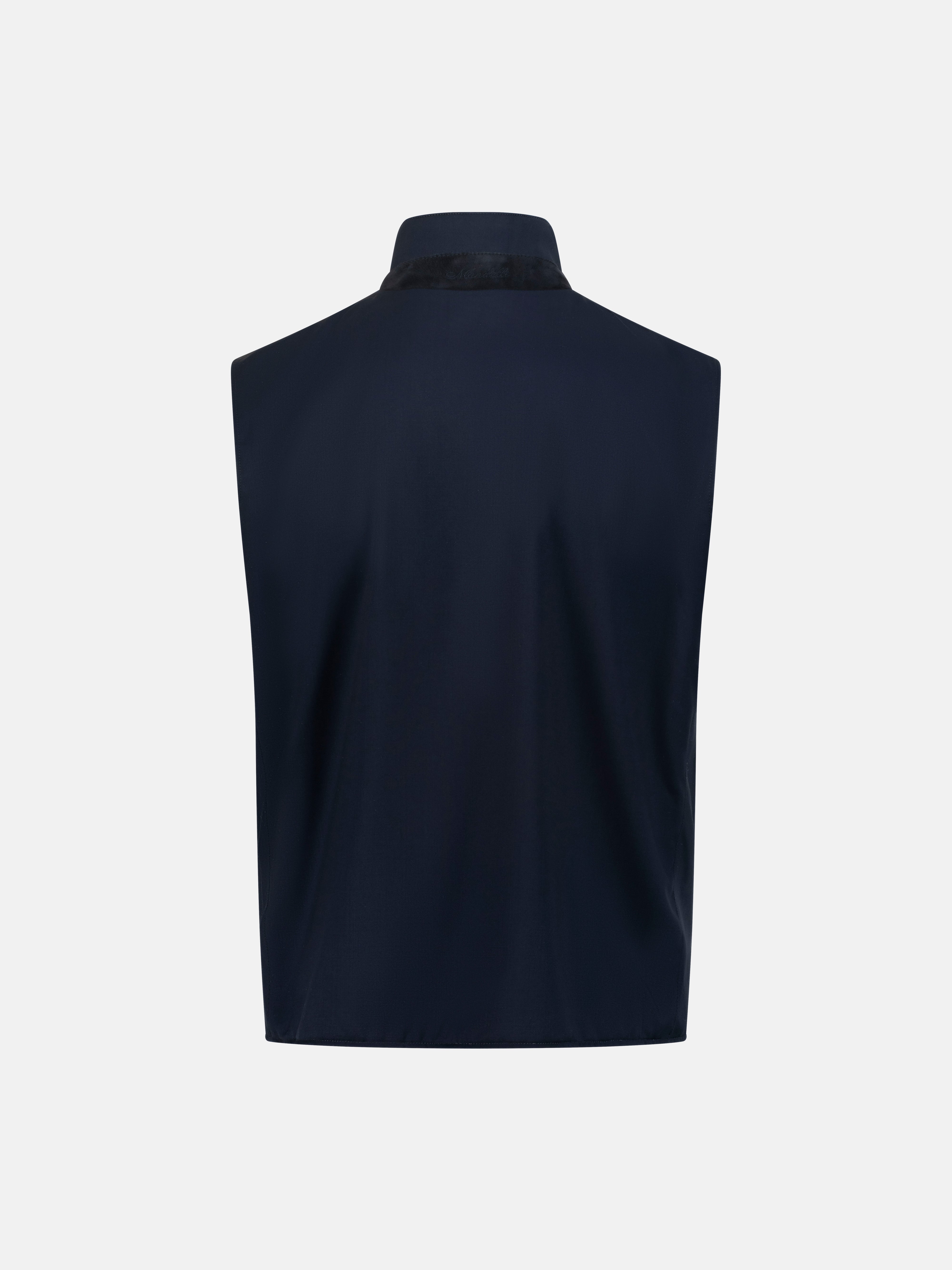 Vita Attiva Wool Performance Vest – Navy