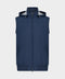 Technical Fabric Vest in Blu Avio