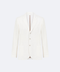 Cotton Blazer- White