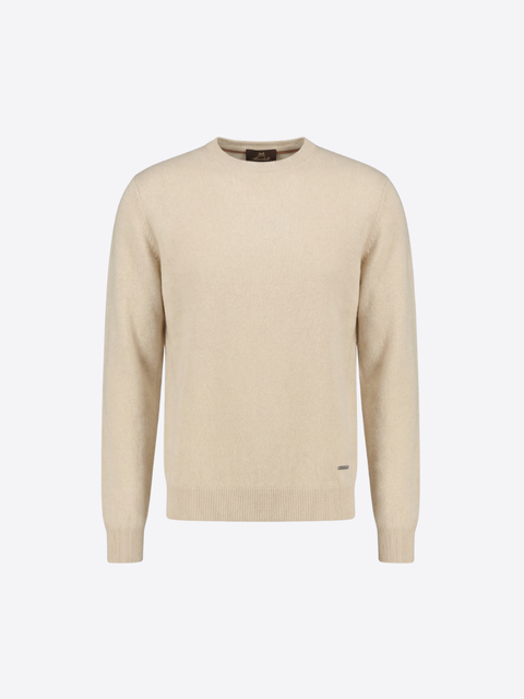 Pure Cashmere Roundneck Sweater – Taupe
