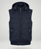 Wool & Cashmere Tailored Vest- Blue