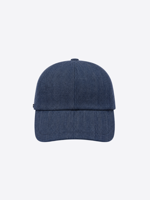 Wool, Silk & Linen Cap – Avio Blue