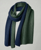 Pure Cashmere Reversible Scarf – Military Green