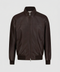 Classic Leather Blouson – Dark Brown
