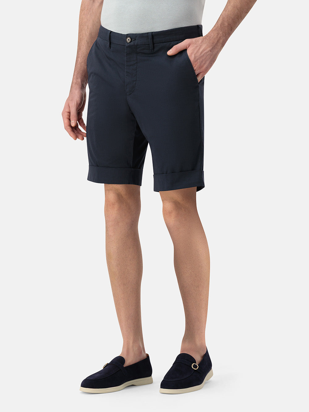 0SHORT Chino Shorts – Navy
