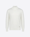 Knitted High-Neck Sweater in Pure Wool – Ivory