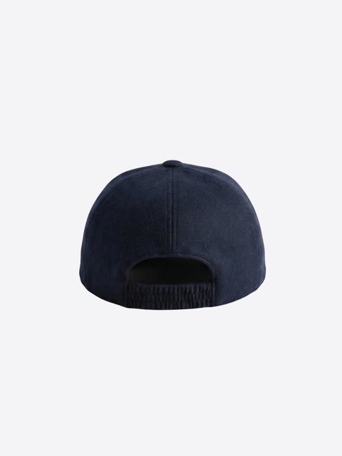 Cashmere Baseball Cap – Night Blue