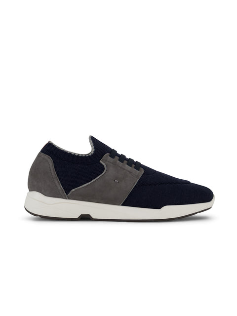Wool Knit Sneakers- Blue