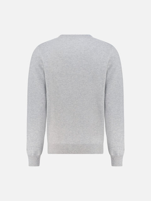 Pure Cashmere Crewneck - Light Gray