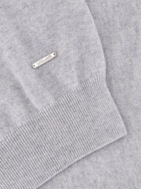 Pure Cashmere Crewneck - Light Gray