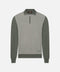 Virgin Wool Zip Polo - Verde