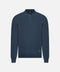Virgin Wool Zip Polo - Asphalt