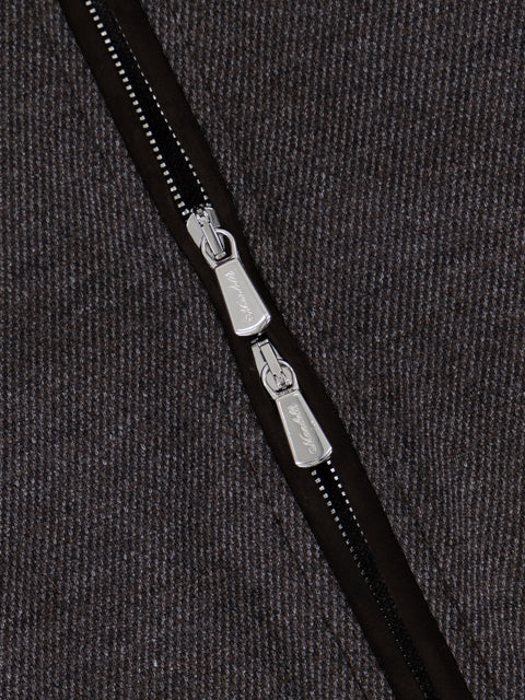 Fabric Jacket – Burnt Brown